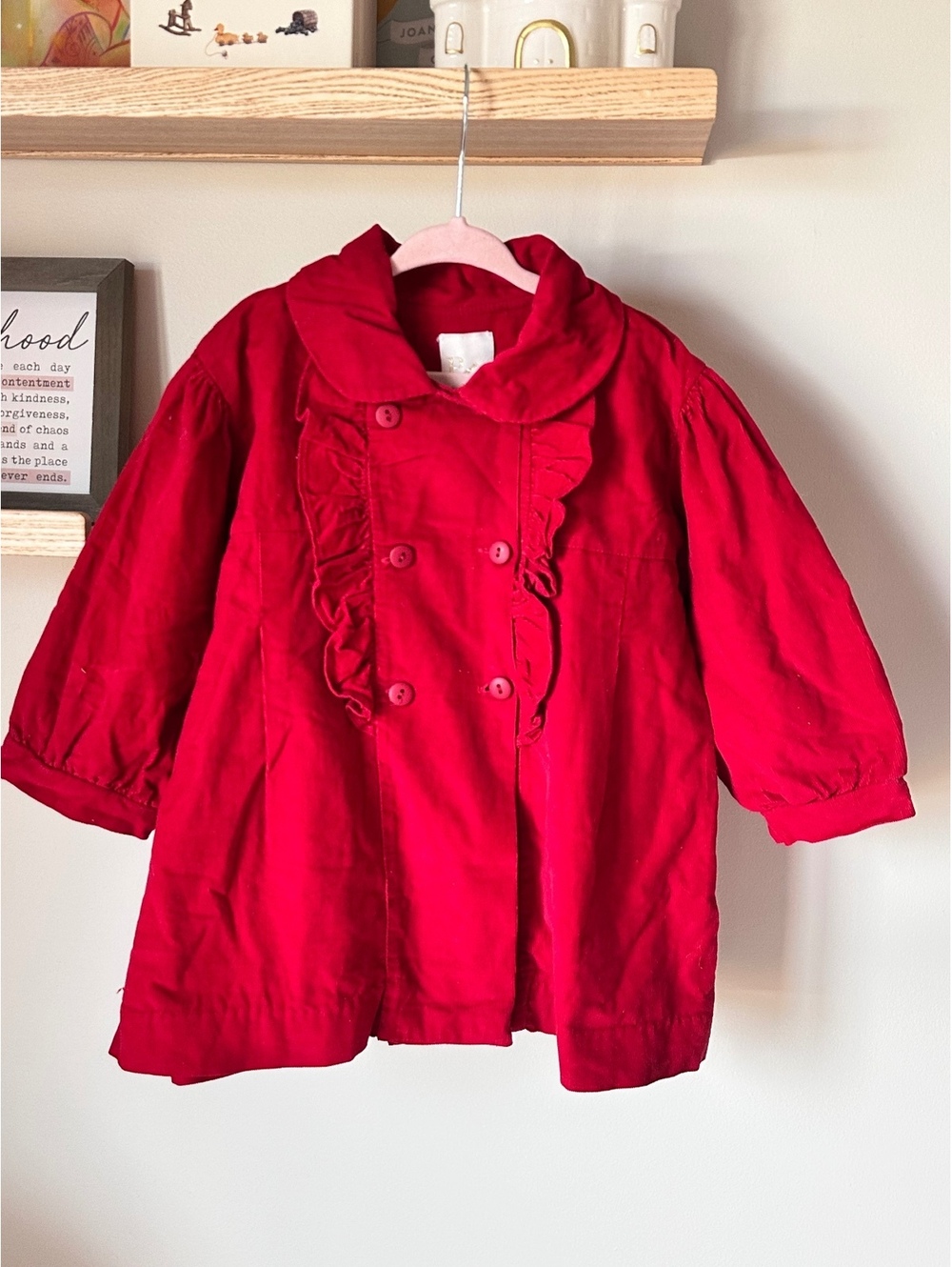 PA Classics Red Trenchcoat Sz 2T